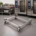 Thumbnail image #2 for RATIONAL Mobile Stainless Steel Undercarriage for Combi Oven Models 62/102