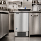 Thumbnail image #2 for Hoshizaki KM-350MWJ Slim-Line Modular Crescent Cube Ice Maker, Water-Cooled, Self-Contained, 22-Inch Wide, 414 lb per 24 Hours
