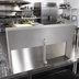 Thumbnail image #2 for Glastender 23-Inch Single Speed Rail Locking Cover, Stainless Steel