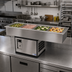 Thumbnail image #2 for Atlas Metal WCMDCL-4 Slim-Line 4-Pan Refrigerated Cold Food Drop-In Well