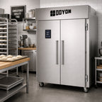Thumbnail image #2 for Doyon Baking Equipment (Middleby) KDP22 Two-Section Roll-In Proofer Cabinet, 4 Double Side-Load Rack Capacity, Digital Touchscreen, Stainless Steel