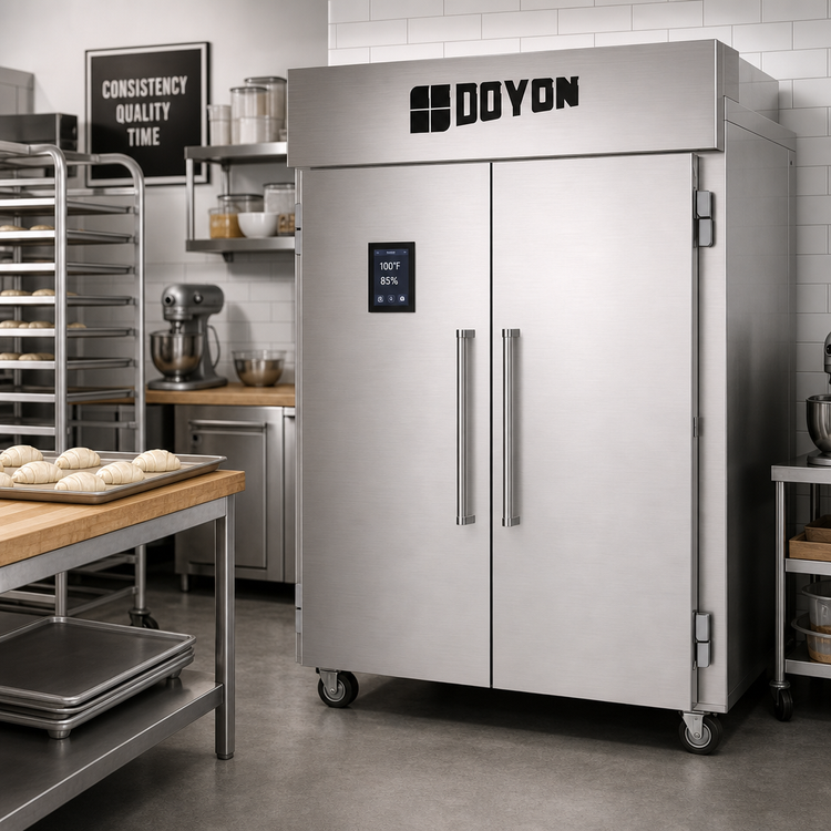 Product image #2 for Doyon KDP22 Knockdown Roll-In Two-Section Proofer Cabinet, 4-Rack Capacity, Digital Touchscreen