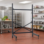 Thumbnail image #2 for Metro SmartLever SM861872-KIT Cantilevered Starter Shelving Base Kit for 72 x 18-Inch Shelves, Epoxy-Coated Steel