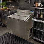 Thumbnail image #2 for BK Resources UBB-21-IB30 30-Inch Underbar Ice Bin with Sliding Cover, 97 lb Capacity, 304 Stainless Steel
