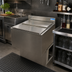 Thumbnail image #2 for BK Resources 30-Inch Wide Underbar Ice Bin with Sliding Cover, 97 lb Capacity