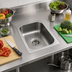 Thumbnail image #2 for Eagle Group Self-Rimming Drop-In Sink with No Deck, 1 Compartment, 16 x 20 x 8-Inch Bowl, 304 Stainless Steel, Top or Bottom Mount
