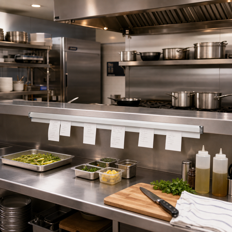 Product image #3 for 48-Inch Aluminum Check Holder Bar/Rail