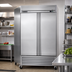 Thumbnail image #2 for Maxx Cold Select Series Two-Section Upright Reach-In Freezer, 49 Cu. Ft., Bottom-Mount Self-Contained, Solid Hinged Doors