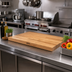 Thumbnail image #2 for John Boos Appalachian Blended Edge Grain Oak Island Countertop, 42 x 27 x 1-1/2 Inch, Varnique Finish