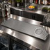 Thumbnail image #2 for 40 Inch Surface Mount Stainless Steel Drip Tray Trough with Integral Glass Rinser