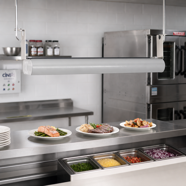 Product image #2 for Vollrath 66-Inch Low Profile Unlighted Single Strip Heat Lamp