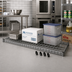 Thumbnail image #2 for Metro Super Erecta 60-Inch x 18-Inch Lift-Off Wire Deck Dunnage Shelf, Gray Epoxy-Coated, 1000 lb. Capacity