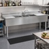 Thumbnail image #2 for 2200 Series Three-Compartment Underbar Sink with Left and Right Drainboards, 72-Inch Wide