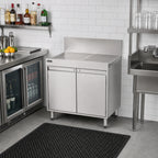 Thumbnail image #3 for Perlick Corporation Top Shelf TS30SC 30-Inch Freestanding Underbar Storage Cabinet with Pitched Drainboard Top, Stainless Steel