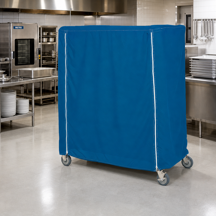 Product image #2 for Metro Waterproof Vinyl-Nylon Banquet Cart Cover, 48 x 24 x 62 Inches