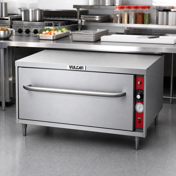 Product image #2 for Vulcan Freestanding Single-Drawer Stainless Steel Warming Drawer for 12 x 20 x 6 Pan