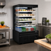 Thumbnail image #2 for 72-Inch Black Open-Front Grab-and-Go Refrigerated Showcase, 40.96 Cu. Ft.