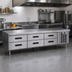 Thumbnail image #2 for Garland Arctic Fire 114-Inch Four-Section Remote Refrigerated Drawer Base with 8 Self-Closing Drawers