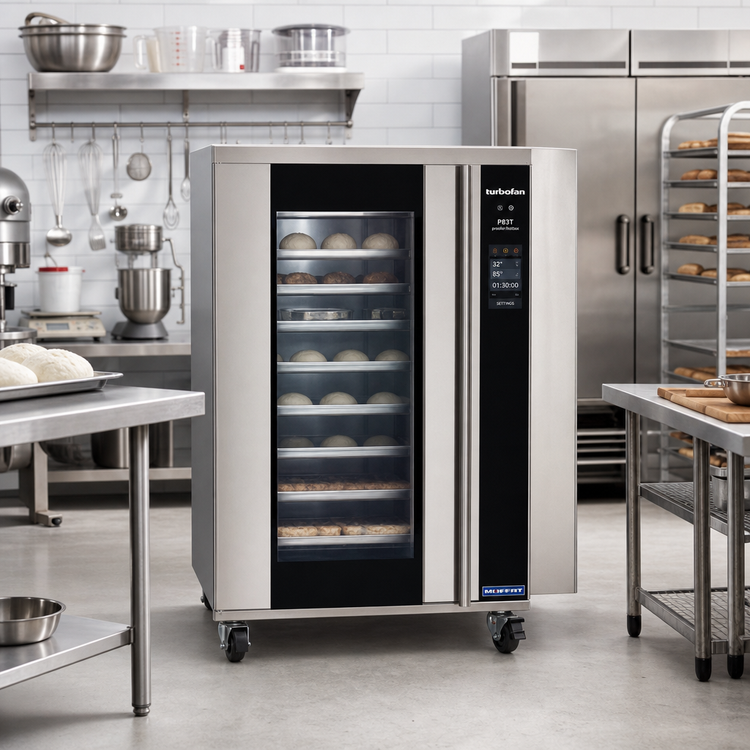 Product image #2 for Turbofan P83T Proofer/Holding Cabinet, 8 Full-Size Sheet Pan Capacity, Touchscreen, Glass Door