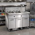 Thumbnail image #2 for Imperial Electric Floor Fryer with 4-Tank Battery, 75 lb. Each, Built-In Filter System, and Dump Station