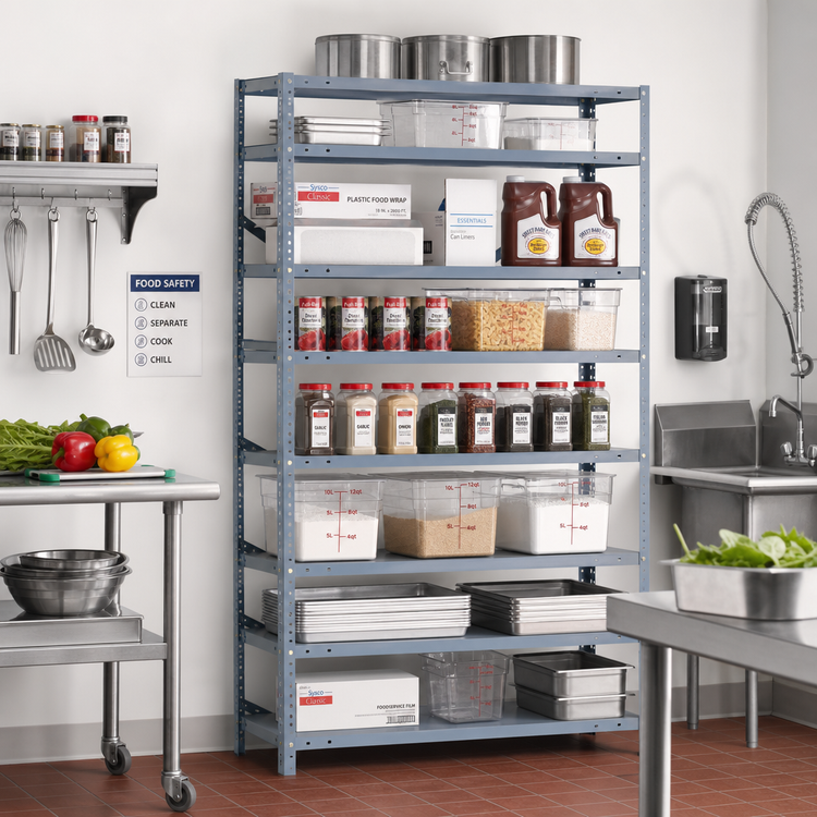 Product image #2 for Quantum Heavy-Duty 13-Shelf Stationary Wire Shelving Unit, 36 x 24 x 75 Inches