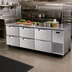Thumbnail image #2 for True SPEC Series 93-Inch 3-Section Deep Undercounter Refrigerator with 6 Drawers