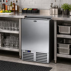 Thumbnail image #2 for Krowne BC24-SS 24-Inch Stainless Steel Flat-Top Bottle Cooler with Sliding Lid, 6-Case Capacity