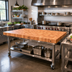Thumbnail image #2 for John Boos Boos Block End Grain Maple Island Countertop, 60 Inch x 32 Inch x 2-1/4 Inch Thick