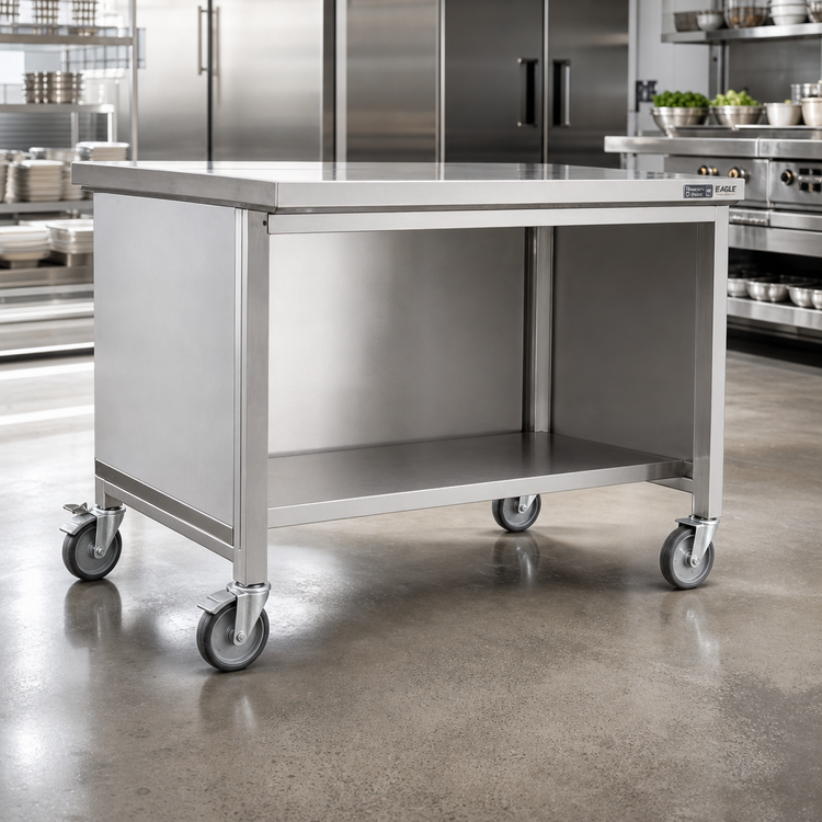 Product image #2 for Eagle Group Director's Choice Removable 304 Stainless Steel Undershelf for 36-Inch Cashier's Units