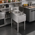 Thumbnail image #2 for Krowne Royal Series 14-Inch Underbar Speed Unit with Dump Sink, Speed Rinser, and Dipperwell