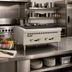 Thumbnail image #3 for 36-Inch Low-Profile Gas Countertop Charbroiler with 6 Cast Iron Burners, Reversible Grates, and Drawer