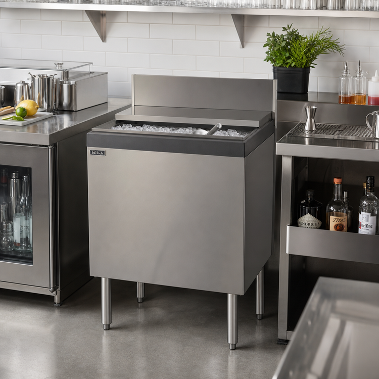 Product image #2 for Perlick Top Shelf TSD Series Extra Capacity 30-Inch Underbar Ice Bin/Cocktail Unit