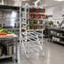 Thumbnail image #2 for New Age Heavy-Duty Full-Size Stationary Aluminum Can Storage Rack for #5 and #10 Cans