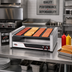Thumbnail image #2 for APW Wyott X*PERT HotRod 18-Roller Countertop Electric Hot Dog Roller Grill