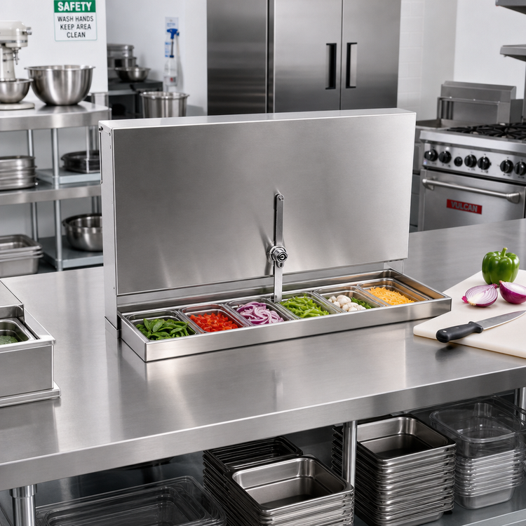Product image #2 for CHOICE Single 27-Inch Stainless Steel Speed Rail Locking Cover