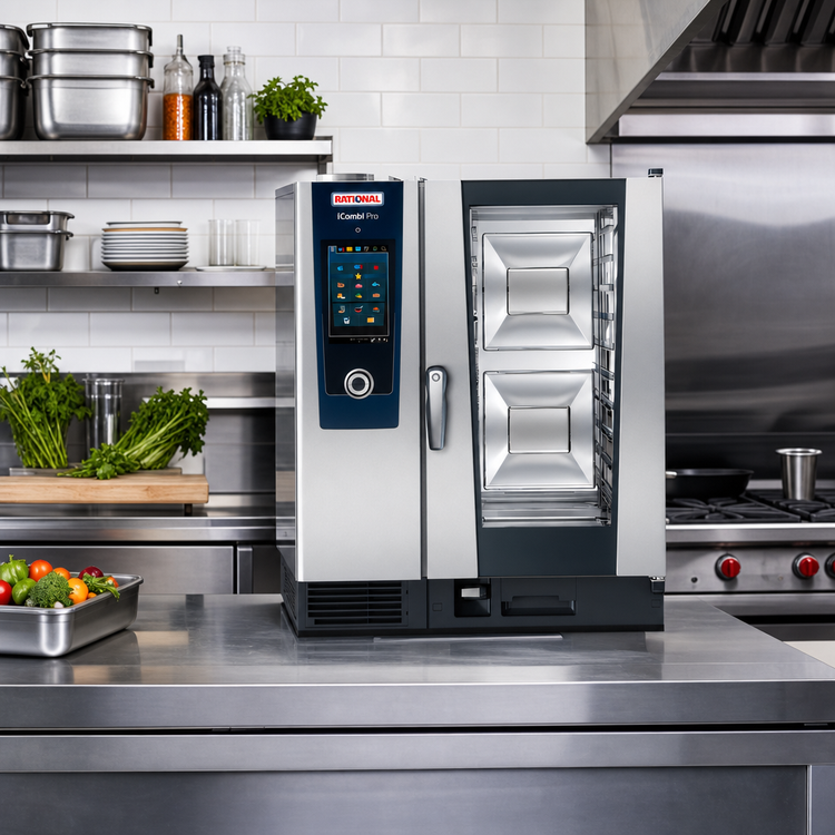 Product image #2 for RATIONAL iCombi Pro 10-Half-Size Countertop Liquid Propane Combi Oven