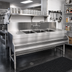 Thumbnail image #2 for Eagle Spec-Bar Three-Compartment Underbar Sink Unit with Left and Right Drainboards, 84 Inches Wide x 24 Inches Deep