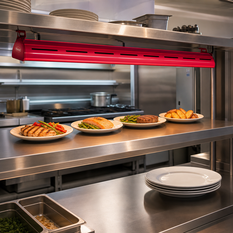 Product image #2 for Hatco Glo-Ray Curved 60-Inch Infrared Strip Heater, 1050W Standard Watt