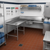 Thumbnail image #2 for Eagle Group Left-Hand Corner Soiled Dishtable, 96-Inch Machine-to-Corner, 60-Inch Corner-to-End, 30-Inch Deep 16/304 Stainless Steel Top