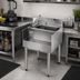 Thumbnail image #2 for Eagle 1800 Series 18-Inch Underbar Modular Blender Dump Sink Station with Faucet, Basket Drain, and Duplex Receptacle