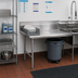 Thumbnail image #2 for Advance Tabco Special Value Series Left-Mount Straight Dish Table with 10.5-Inch Backsplash, 35 x 30 Inches
