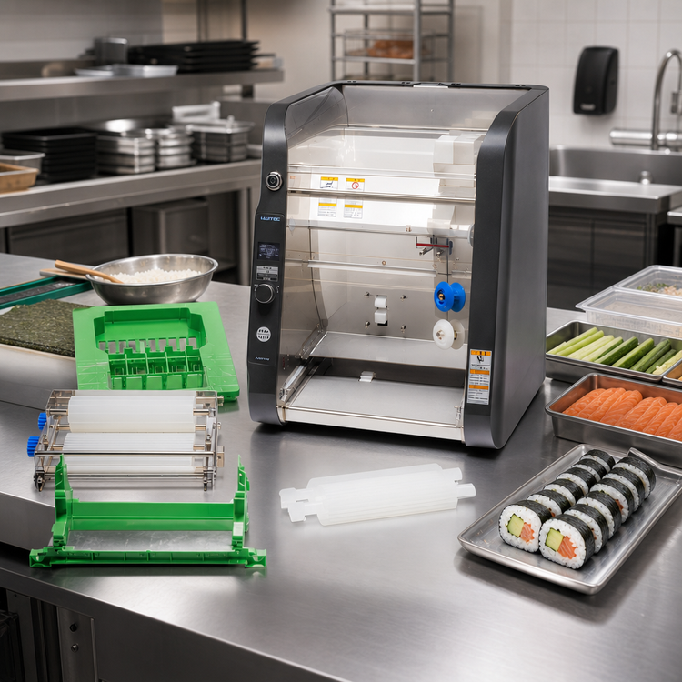 Product image #2 for AUTEC Maki Sushi Robots Countertop Rice Mat Maker / Rice Sheeter