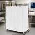 Thumbnail image #2 for Metro Queen Mary & Banquet Cart Cover, 60 x 24 x 54 Inches, White, Uncoated Knitted Polyester