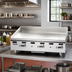 Thumbnail image #3 for Vulcan VMG48 Heavy-Duty Manual Gas Griddle, 48-Inch Countertop, 1-Inch Polished Steel Plate, 108,000 BTU