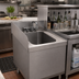 Thumbnail image #2 for Advance Tabco Left Riveted Side Splash for 18-Inch Deep Underbar Units