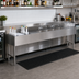 Thumbnail image #2 for Advance Tabco Underbar Basics 96-Inch Stainless Steel 4-Compartment Bar Sink and Ice Bin Combo with Left Ice Bin and Deck-Mount Faucets