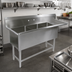 Thumbnail image #2 for John Boos Pro-Bowl 3-Compartment Sink with 30-Inch Right Drainboard, 16-Gauge 300 Series Stainless Steel