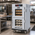Thumbnail image #2 for Metro C5 9 Series 1/2 Height Pass-Thru Controlled Humidity Heated Holding and Proofing Cabinet, 8-Pan, Solid and Glass Doors, Lip Load Slides