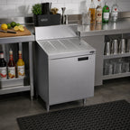 Thumbnail image #2 for Krowne Royal Series KR24-SD24 24-Inch Freestanding Stainless Steel Underbar Drainboard Cabinet Base with Locking Door