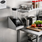 Thumbnail image #2 for Krowne Silver Series C-9 Stainless Steel Underbar Blender Shelf, 10-Inch Deep
